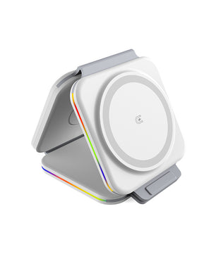 New Folding Three in One Magnetic Absorber Wireless Charger