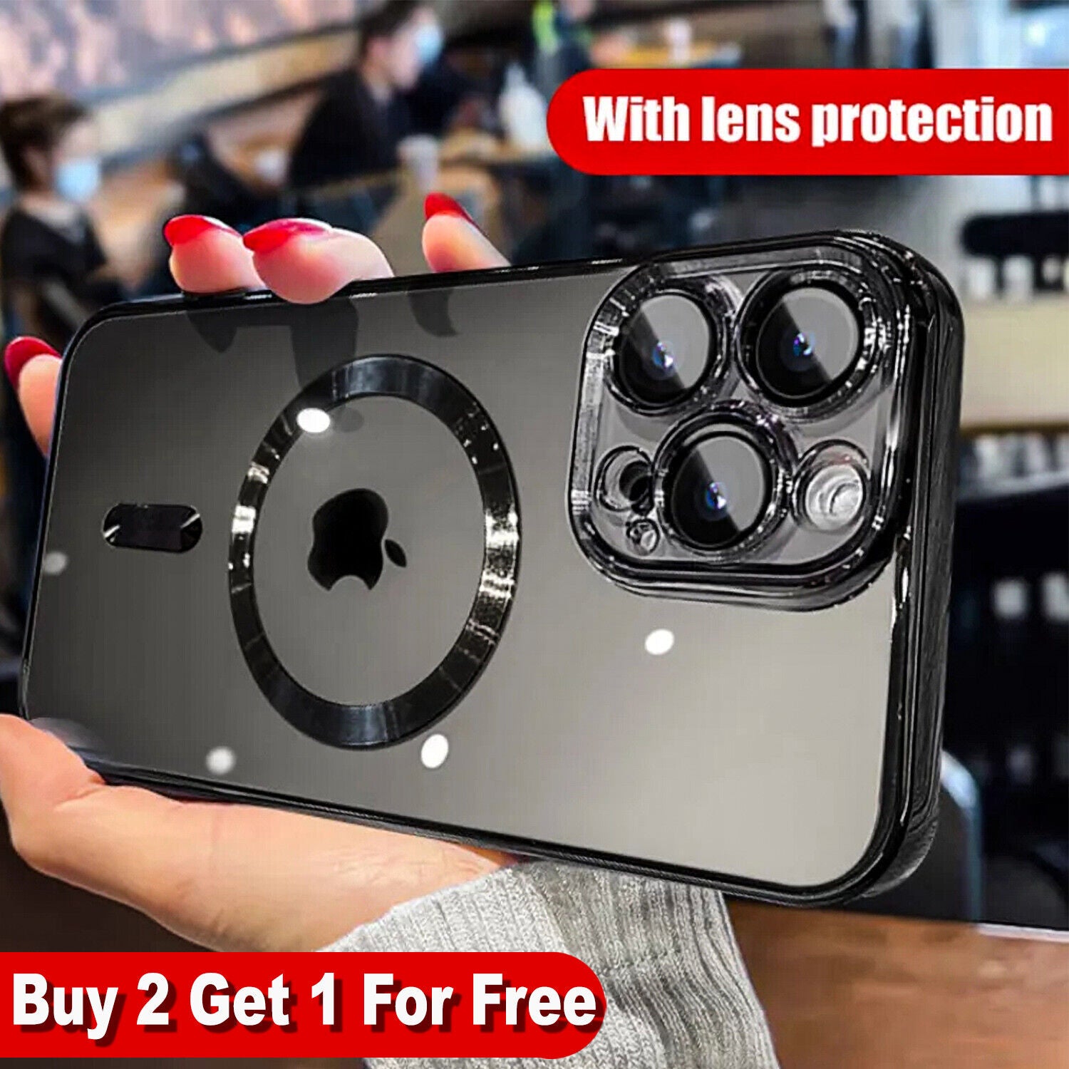 Shockproof Mag Safe Case for Iphone 17 Air 16 15 14 Pro Max 13 12 11 Camera Lens