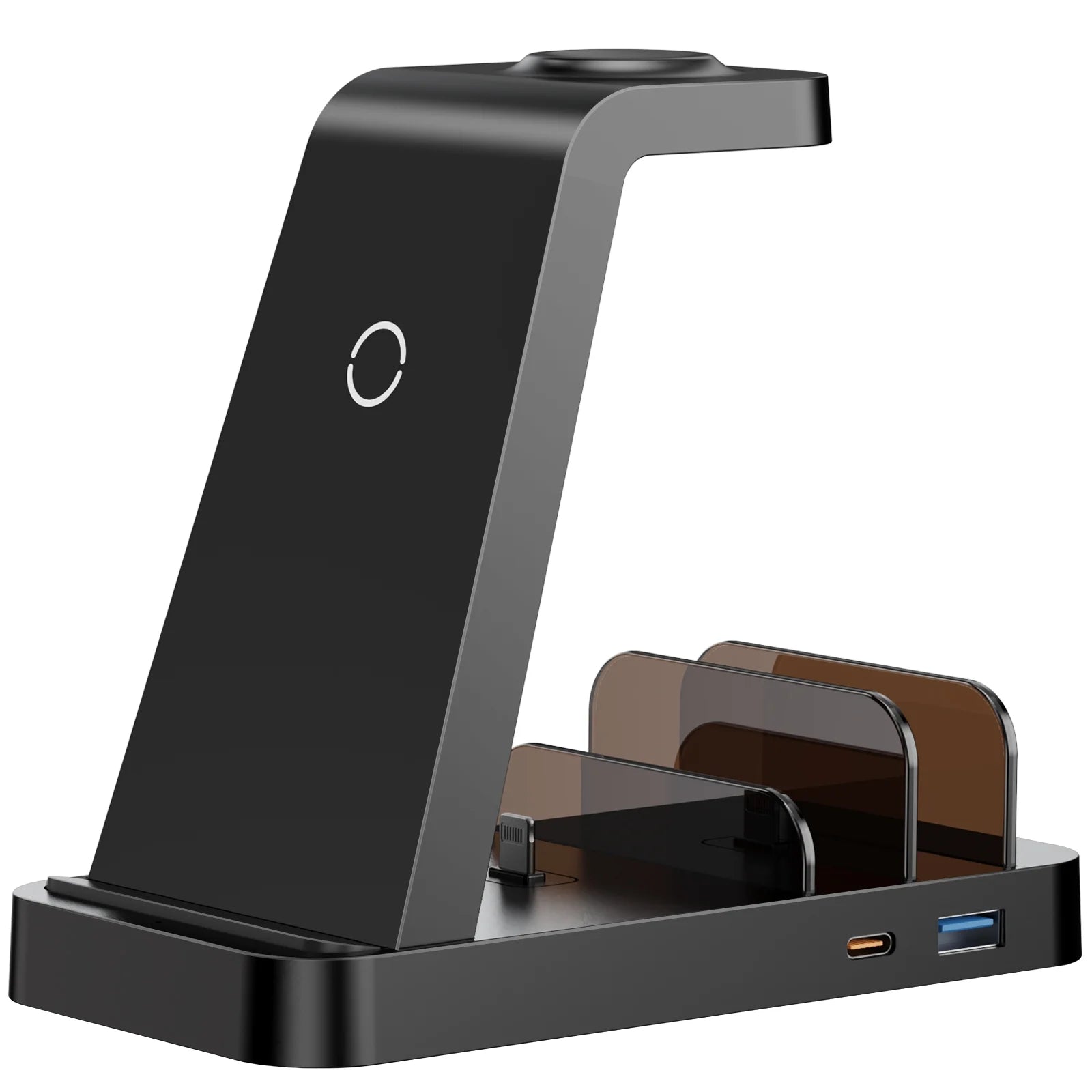 Wireless Charger for Iphone - 5 in 1 Charging Station for Multiple Devices Apple: 36W Fast Charging Dock Compatible for Iphone 16E 16 15 14 13 12 Pro Max Iwatch Samsung Tablets Ipad